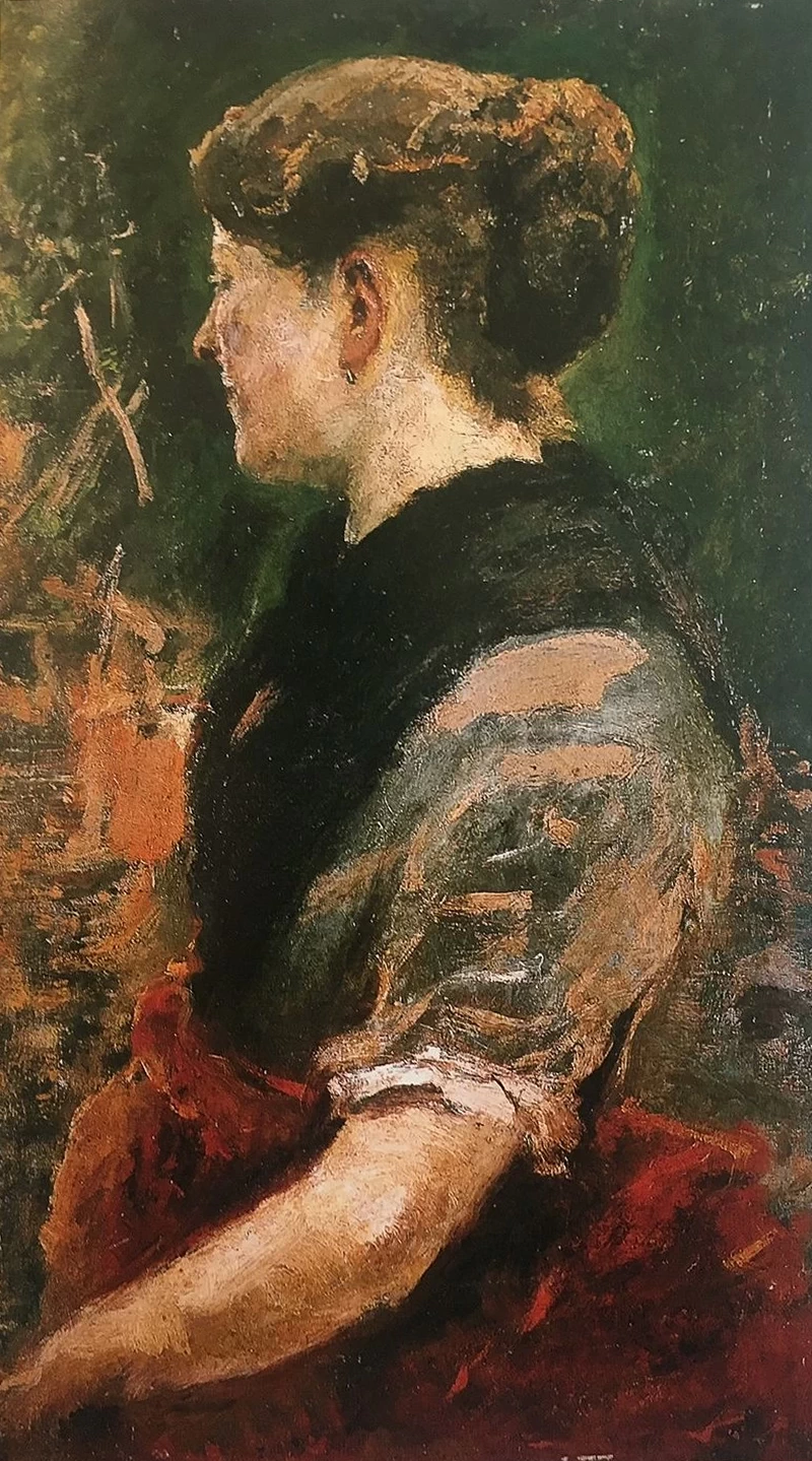 Donna di profilo - Galleria Mainetti, Milano